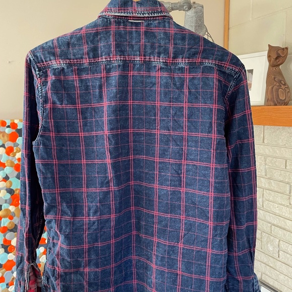 Faherty Other - Faherity Reversible Indigo dyed Flannel